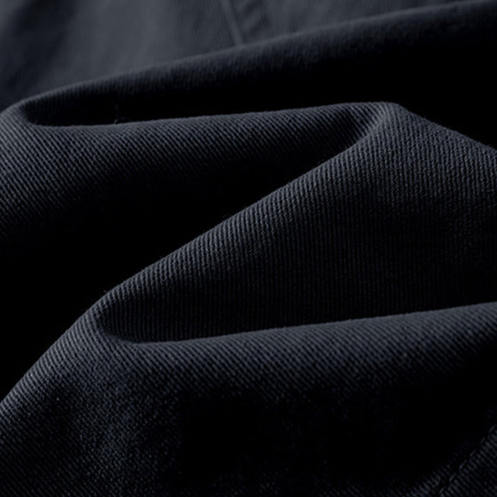 Buddha Stones 春の無地ラペル長袖レディースコットンシャツ（ポケット付き） - image 18