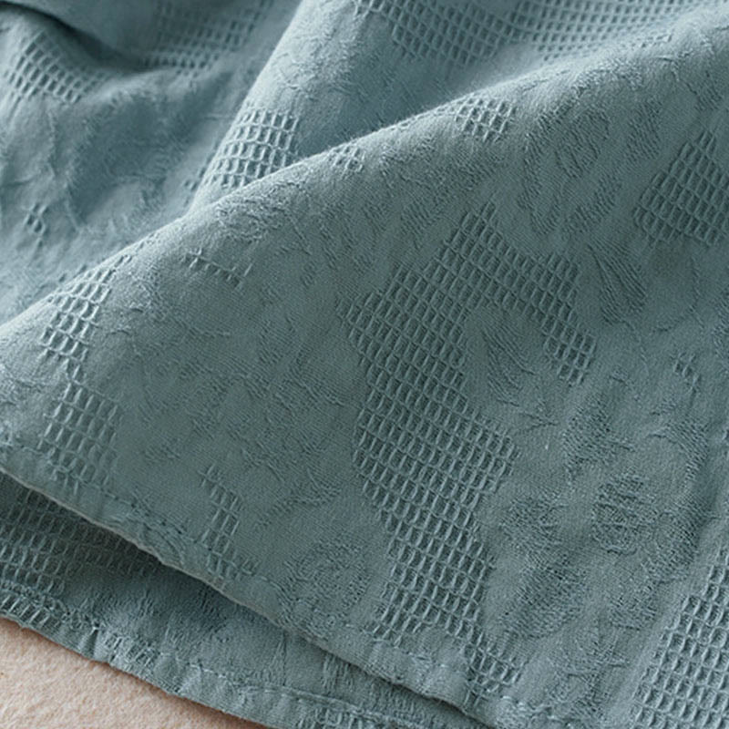 Buddha Stones カジュアル花柄ラペルレディースコットンTシャツ - image 12