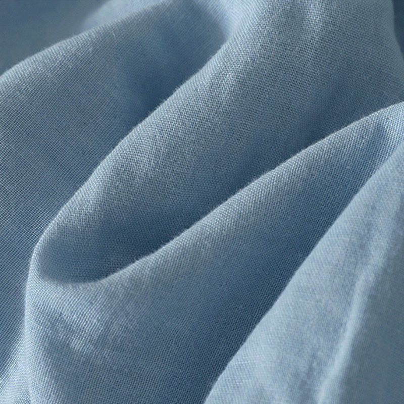 Buddha Stones 無地クルーネック長袖レディースポリエステルシャツ - image 7