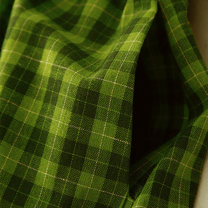 Buddha Stones ポケット付きノースリーブチェック柄サマーミディド​​レス - image 8