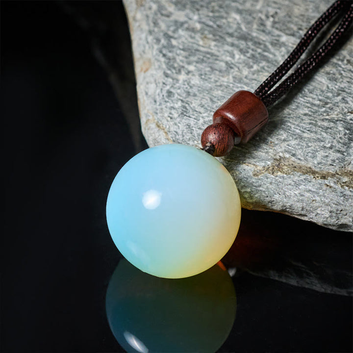 Buddha Stones ホワイトクリスタル ピンククリスタル タイガーアイ スモーキークォーツ プロテクションネックレスペンダント - image 10