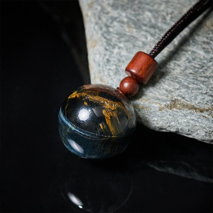 Buddha Stones ホワイトクリスタル ピンククリスタル タイガーアイ スモーキークォーツ プロテクションネックレスペンダント - image 26