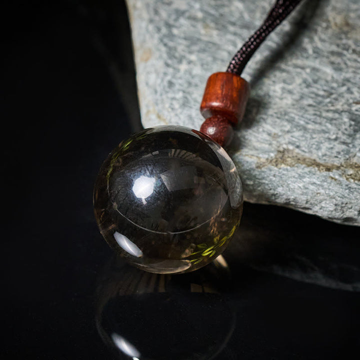 Buddha Stones ホワイトクリスタル ピンククリスタル タイガーアイ スモーキークォーツ プロテクションネックレスペンダント - image 34