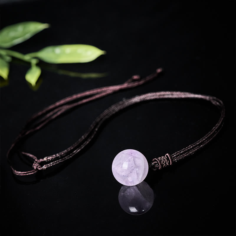 Buddha Stones アメジスト、イエローアゲート、各種アゲート、ピンククリスタル、ラズライト、ラピスラズリ、バランスネックレス、ペンダント - image 2