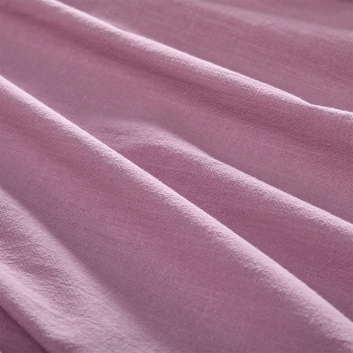 Buddha Stones 無地クルーネックフロッグボタン長袖レディースコットンシャツ - image 15