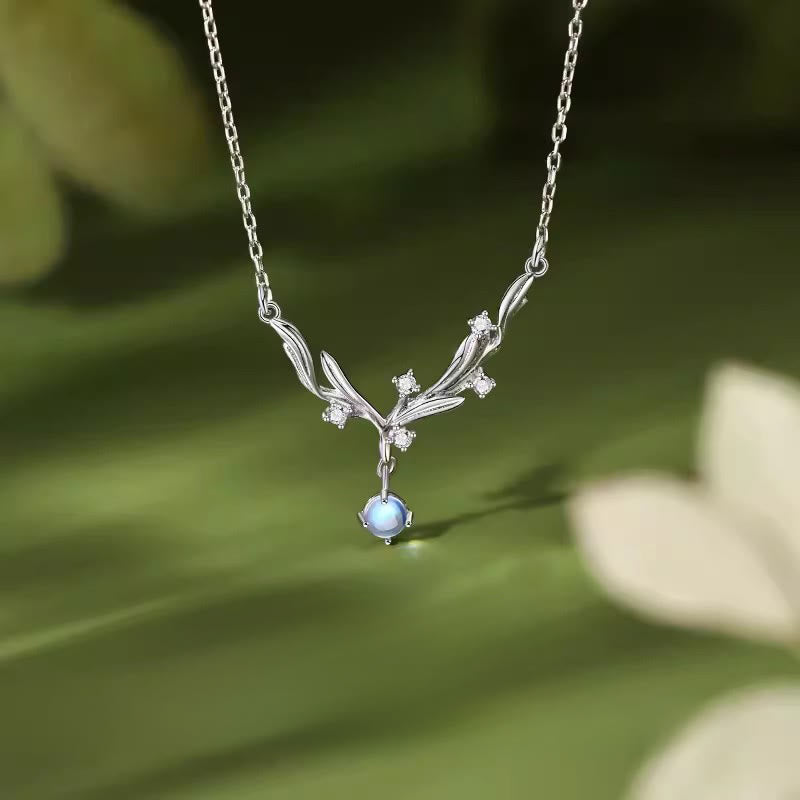 Buddha Stones 925スターリングシルバーのヤドリギ、悪霊を遠ざけるネックレスペンダント - 925スターリングシルバー - image 0