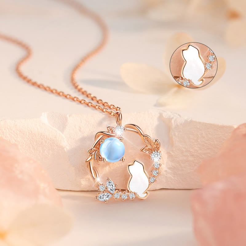 Buddha Stones 925スターリングシルバー 猫の花の良縁祈願のイヤリング ブレスレット ネックレス ペンダント - image 12