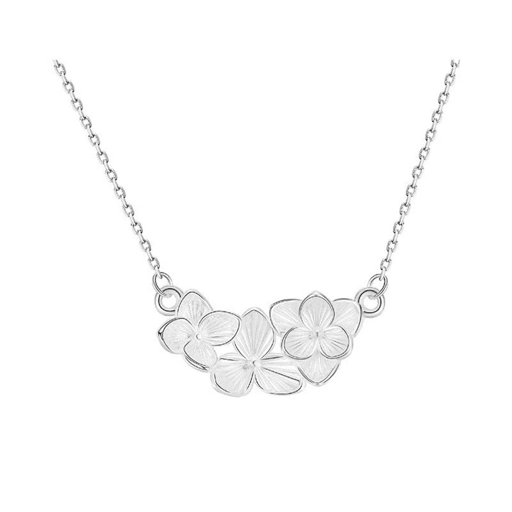 Buddha Stones 999スターリングシルバー製フラワー良縁祈願ネックレスペンダント - image 8