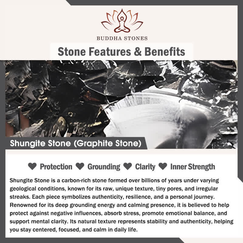 Buddha Stones彫刻龍模様本物のシュンガイト石内なる強さのネックレスペンダント - image 6