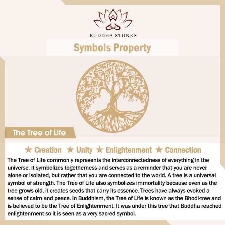 Buddha Stones ターコイズ色の生命の樹の保護結び目マーラー数珠 - image 7