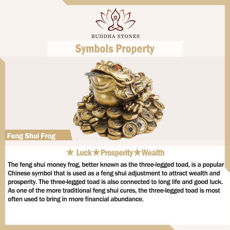 Buddha Stones ヴィンテージ真鍮製風水カエル豊かさリング（調節可能） - image 5