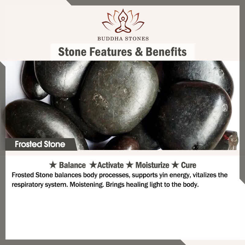Buddha Stones 天然ラピスラズリ・アメジスト・フロストストーンのお守りビーズブレスレット - image 14