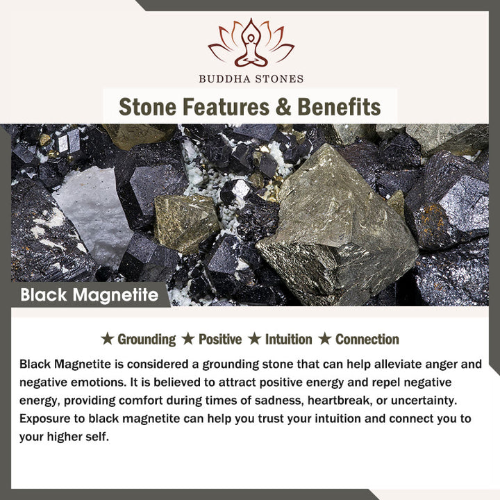 Buddha Stones タイガーアイ ブラック マグネタイト 編み込み 自信を高める調節可能なブレスレット - image 6