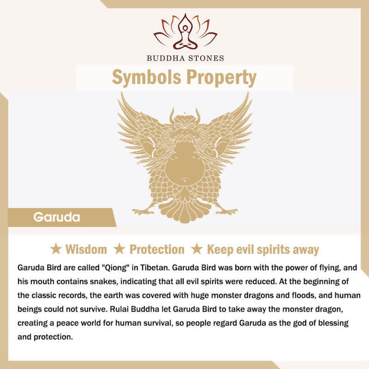 Buddha Stones エベレスト・ガルーダ銅製調節可能知恵の指輪 - image 5