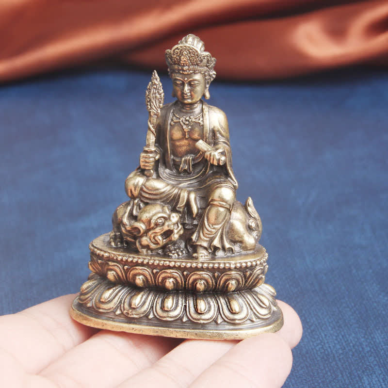 Buddha Stones文殊菩薩 銅像 装飾