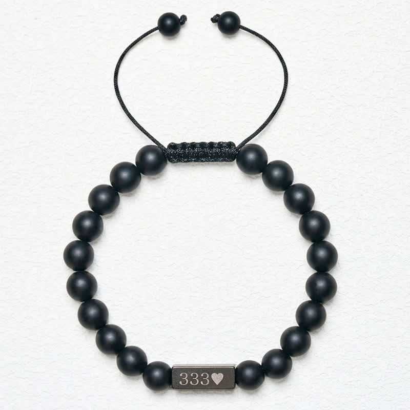 Buddha Stones フロスト加工のタイガーアイストーン2個セット 333 222 111 11:11 44​​4 エンジェルナンバー キュアブレスレット - image 11