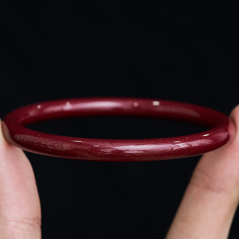 Buddha Stones 辰砂無地般若心経ブレスレットバングル - image 4