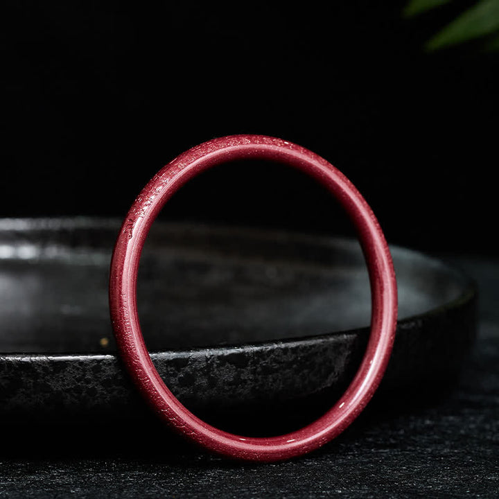 Buddha Stones 辰砂無地般若心経ブレスレットバングル - image 9