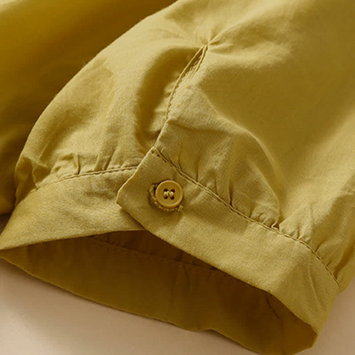 Buddha Stones 夏物カジュアルクルーネック刺繍フラワー柄レディース半袖Tシャツ - image 10