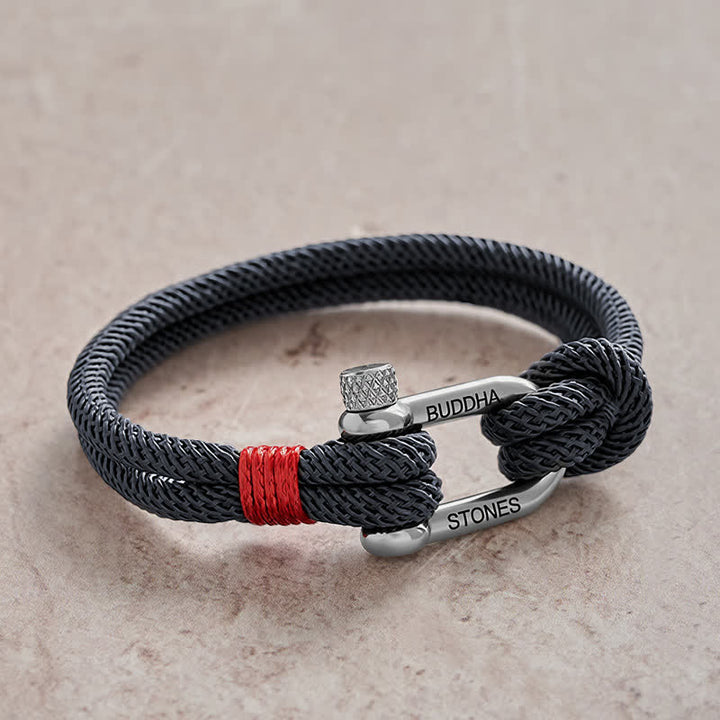 Buddha Stones チタン鋼製シャックル刺激ブレスレット - image 10