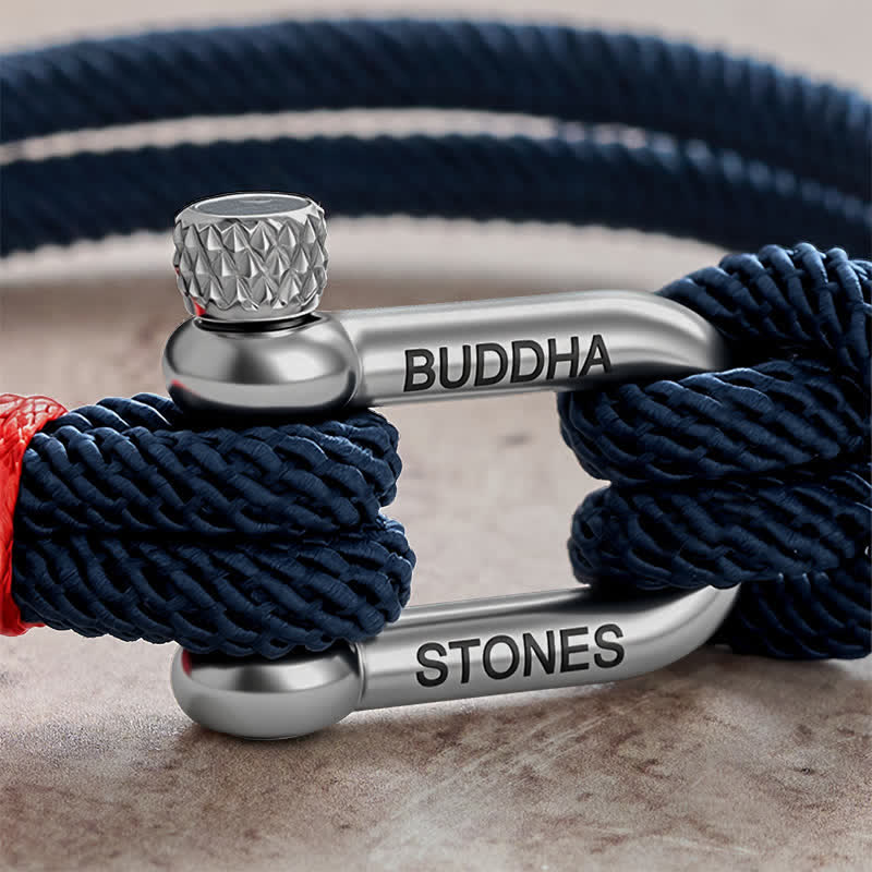 Buddha Stones チタン鋼製シャックル刺激ブレスレット - image 3