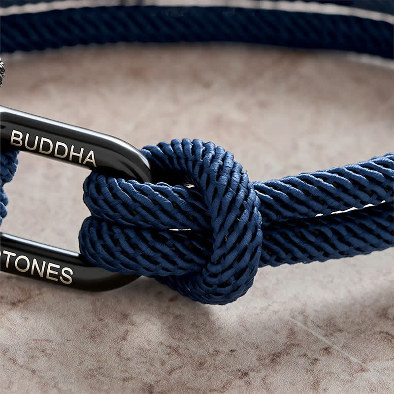 Buddha Stones チタン鋼製シャックルロープ強化ブレスレット - image 3