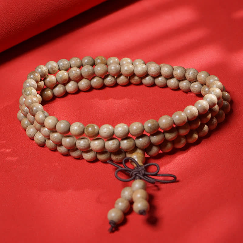 Buddha Stones 天然樟脳材製パーシビアランス108マーラー数珠 - image 1