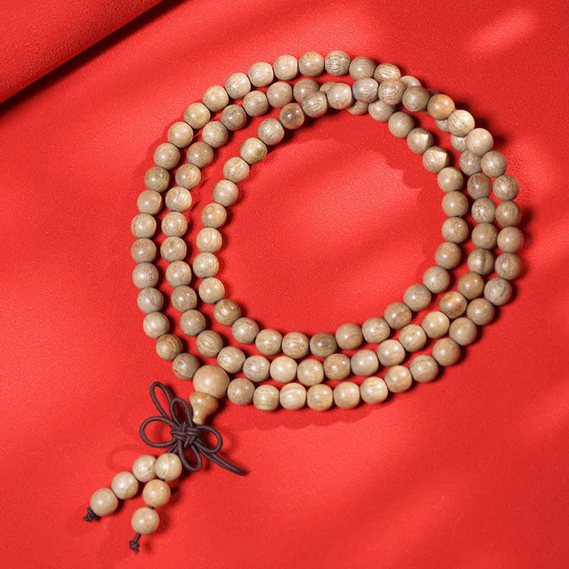 Buddha Stones 天然樟脳材製パーシビアランス108マーラー数珠 - image 2