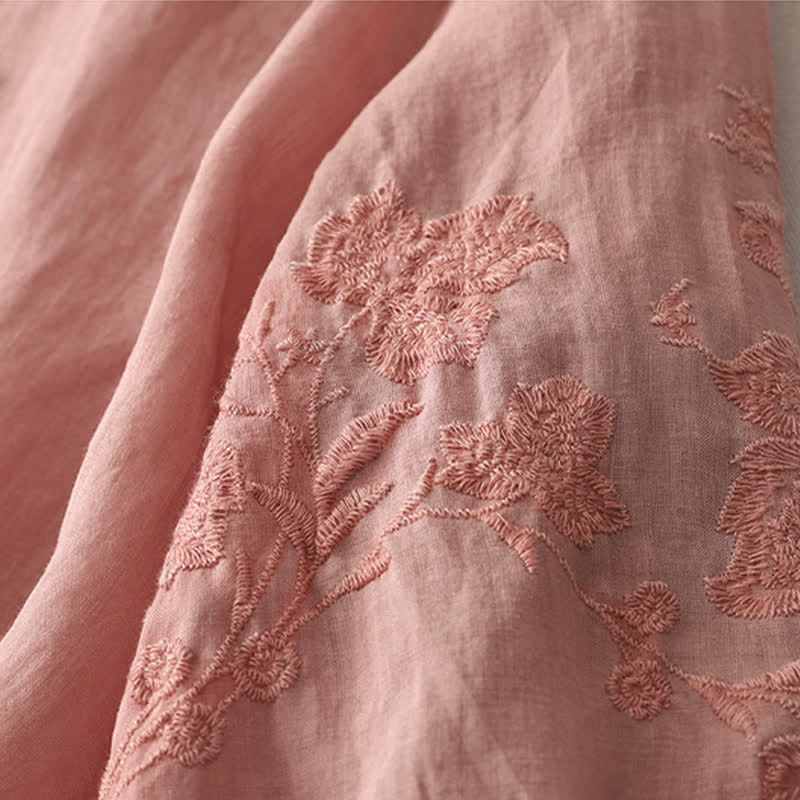 Buddha Stones刺繍入りボタンダウンレディースシャツ - image 27