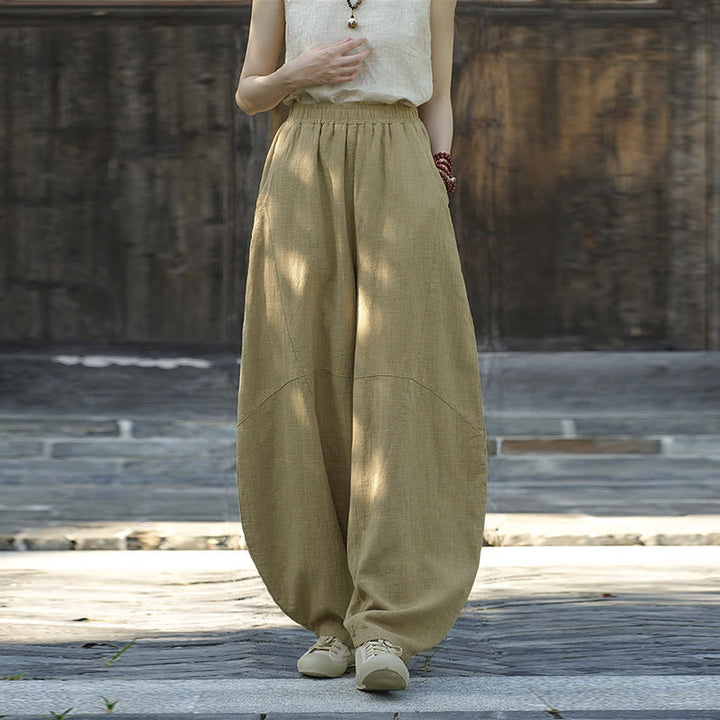 Buddha Stonesパンツ ハーレムパンツ ゆったりとした禅ヨガ太極拳 レディースパンツ - image 10