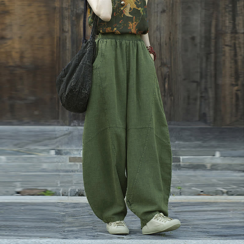 Buddha Stonesパンツ ハーレムパンツ ゆったりとした禅ヨガ太極拳 レディースパンツ - image 18