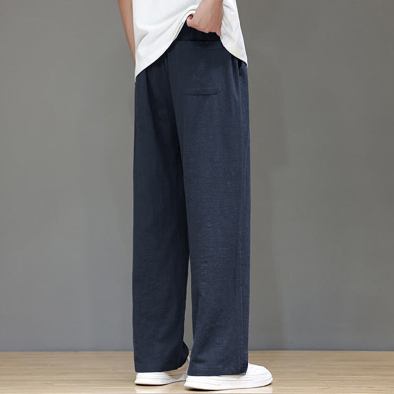 Buddha Stonesメンズ 夏用ストレートレッグパンツ（ポケット付き） - image 3