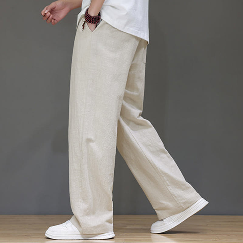 Buddha Stonesメンズ 夏用ストレートレッグパンツ（ポケット付き） - image 17