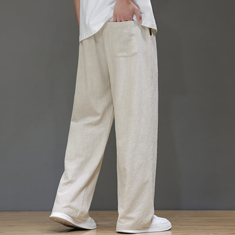 Buddha Stonesメンズ 夏用ストレートレッグパンツ（ポケット付き） - image 15
