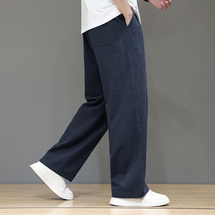 Buddha Stonesメンズ 夏用ストレートレッグパンツ（ポケット付き） - image 2