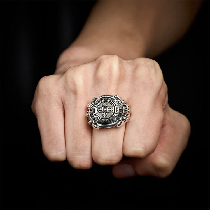 Buddha Stones 銅製のヴァジュラオープンストレングスリング - image 3