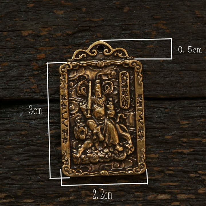 Buddha Stones 銅製の中国十二支五帝コイン入りひょうたん型キーホルダー - image 21