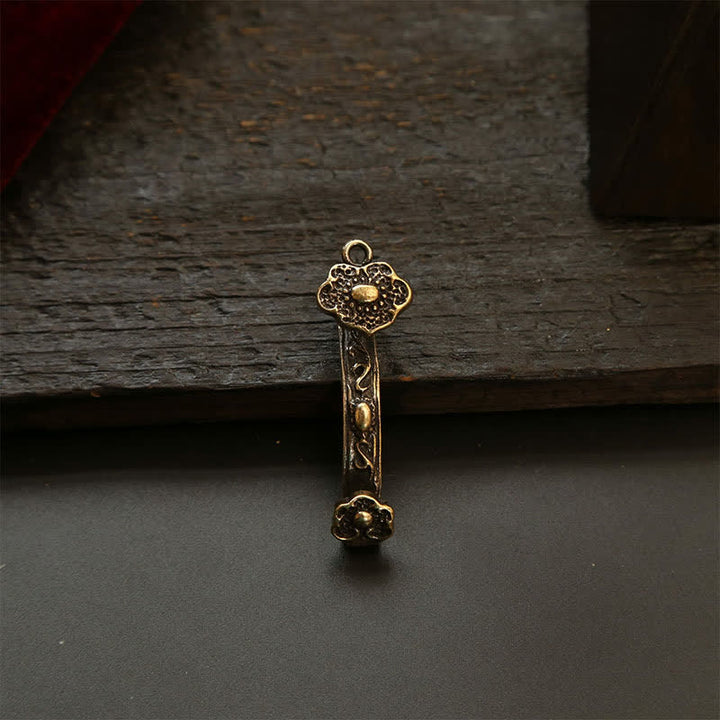 Buddha Stones 銅製の貔貅（ひきゅう）中国コイン如意蓮富キーホルダー - image 14