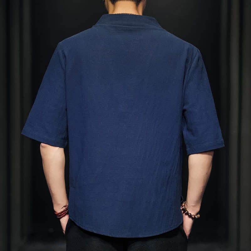 Buddha Stonesカジュアル サマー ハーフスリーブシャツ メンズ 半袖シャツ - image 26