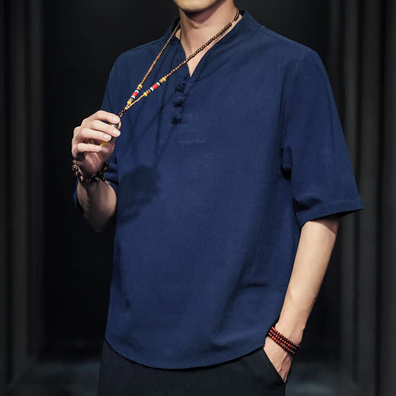 Buddha Stonesカジュアル サマー ハーフスリーブシャツ メンズ 半袖シャツ - image 27