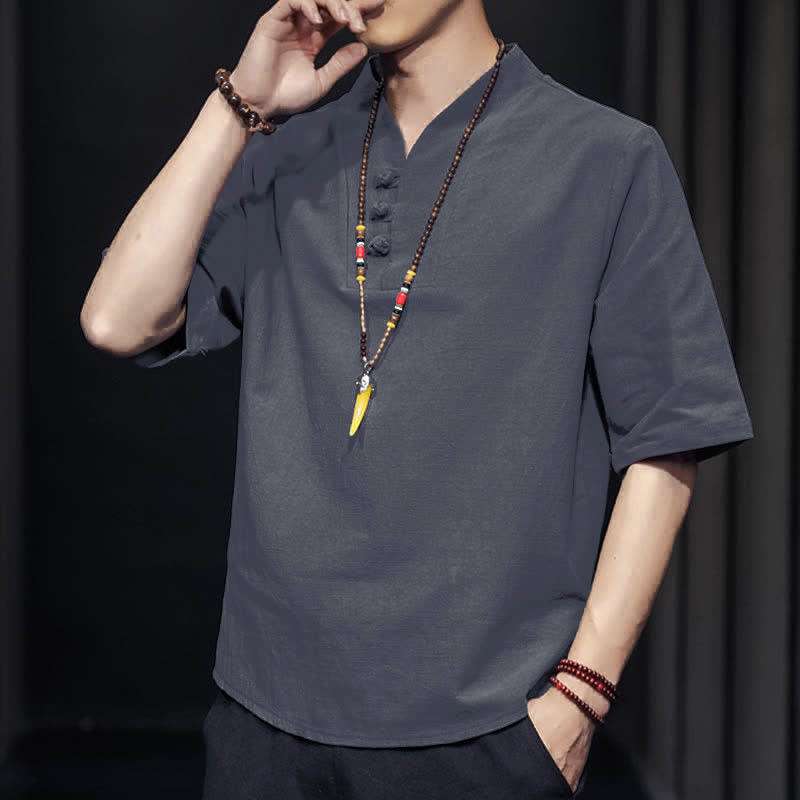 Buddha Stonesカジュアル サマー ハーフスリーブシャツ メンズ 半袖シャツ - image 22