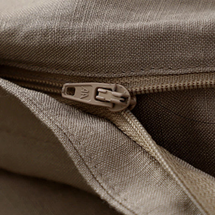 Buddha Stones無地フロントボタンバックゴム入りレディースパンツ（ポケット付き） - image 19