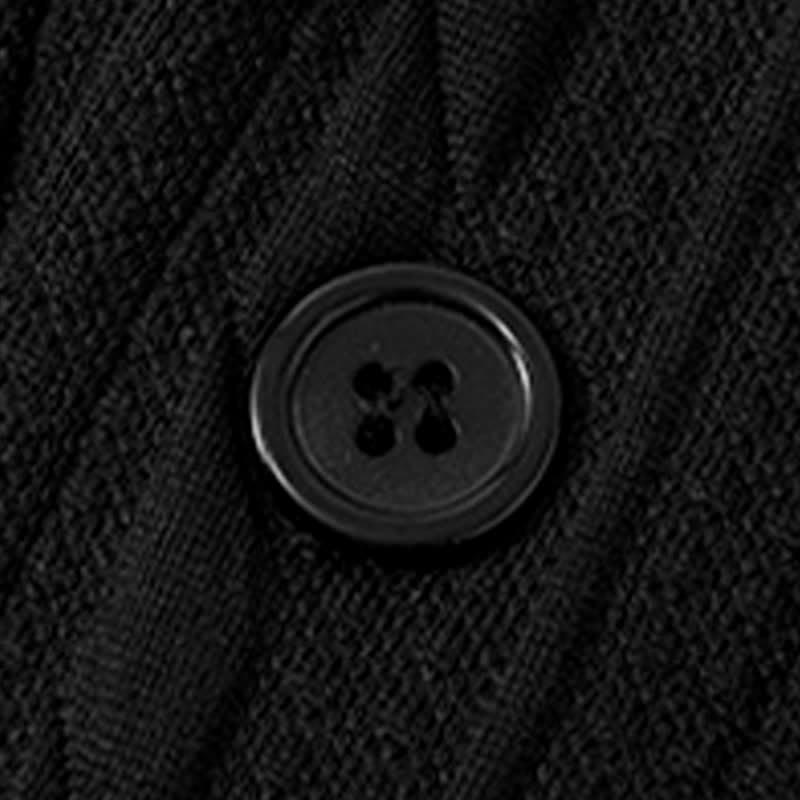 Buddha Stones秋冬用ボタン ツイストデザイン 長袖 メンズパーカー - image 13