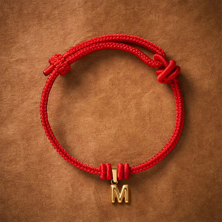 Buddha Stones チタン鋼製文字入り赤紐の信仰ブレスレット - M - 6.7～7.5インチ（17～19cm） - image 35