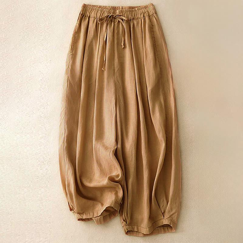 Buddha Stonesサマー エラスティックウエスト レディース カプリ丈 クロップド ハーレムパンツ ポケット付き - ペルー - US8-10，UK/AU12-14，EU40-42 (2XL) - image 22
