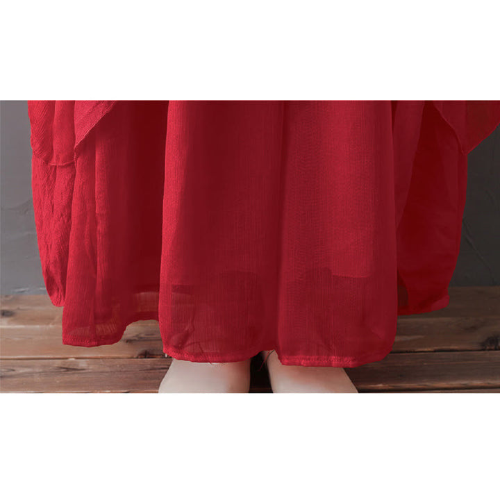 Buddha StonesVネック ミディ丈チュニックドレス ワイドレッグパンツ 瞑想 禅 練習 ダンスウェア - image 19