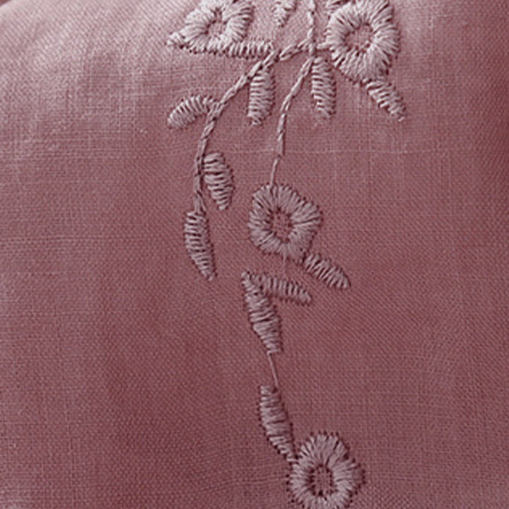 Buddha Stonesカジュアル レディース 刺繍入り花柄 Vネック ゆったり半袖シャツ - image 8