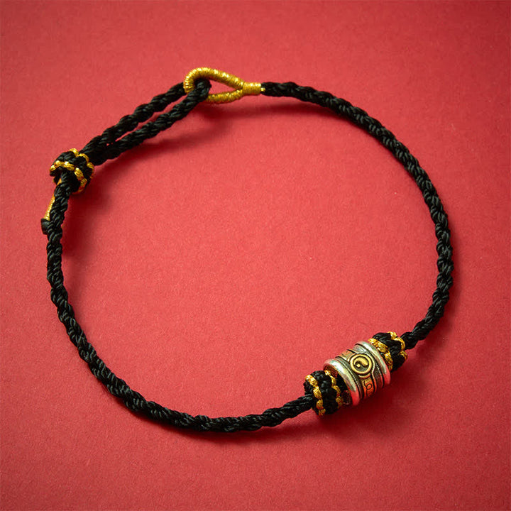 Buddha Stones 銅製の陰陽赤紐ハーモニーブレスレット - image 12