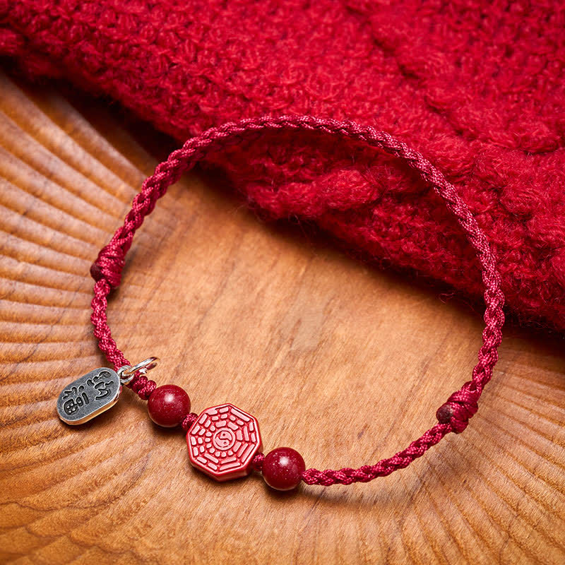 Buddha Stones 八卦赤紐ハーモニーブレスレット - image 2