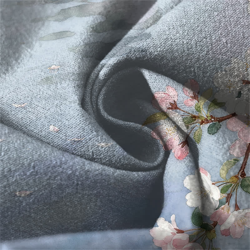 Buddha Stones 純綿桜猫水面反射柄ドローストリング付きメンズテーパードパンツ（ポケット付き） - image 6